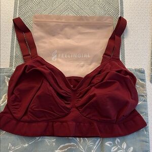 Feelingirl Red Bralette